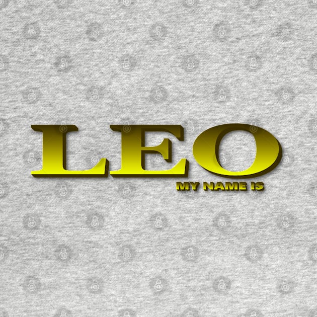 LEO. MY NAME IS LEO. SAMER BRASIL by Samer Brasil